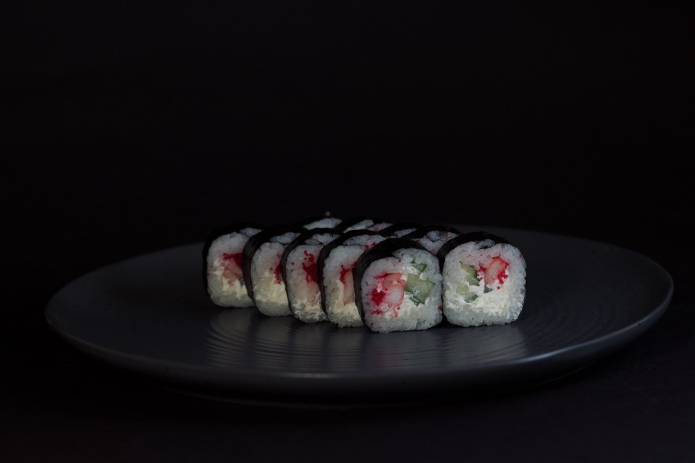 Футомакі з креветкою..