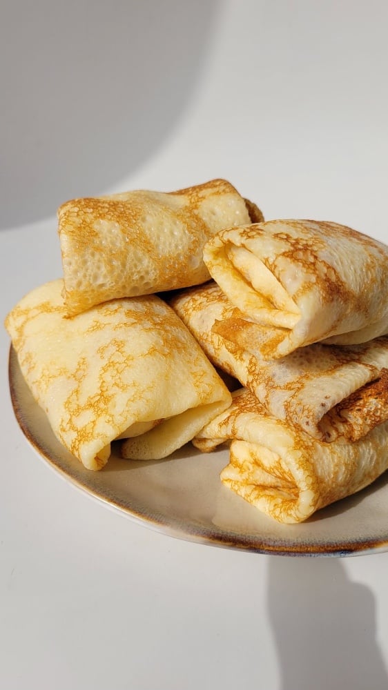 Млинці з творогом