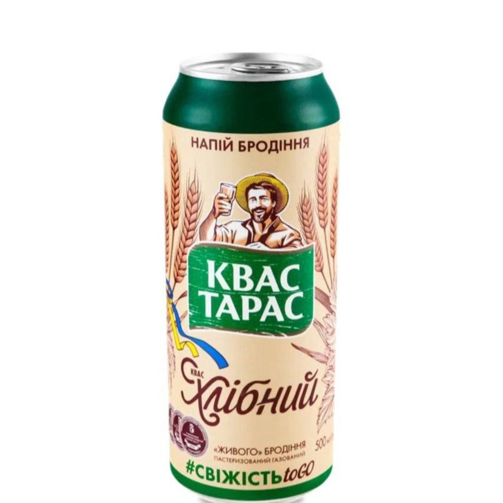 Квас Тарас 0,5 з/б