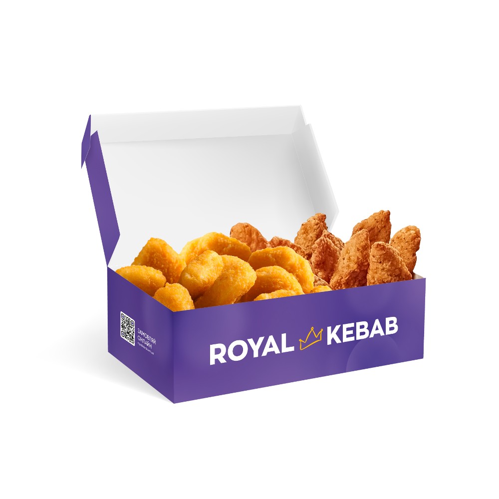 Сет-Бокс Крильця 6 шт + Нагетси 10 шт Власна Доставка