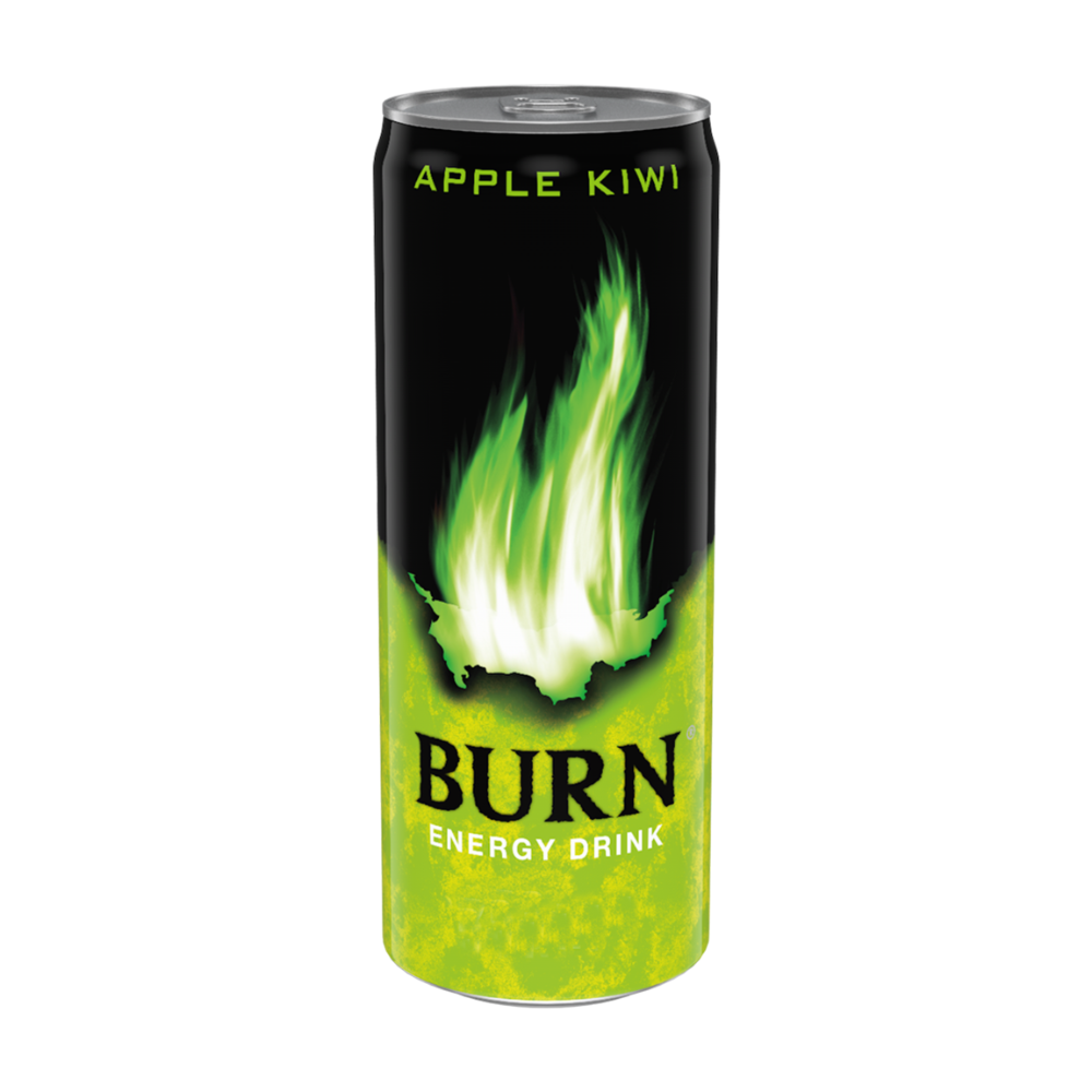 Енергетичний напій Burn Apple Kiwi 0,25л
