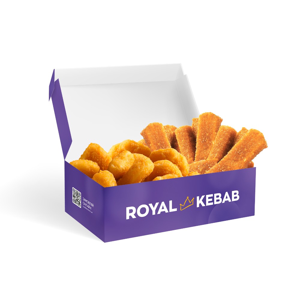 Сет-Бокс Сирні Палички 10 шт + Нагетси 10 шт Власна Доставка