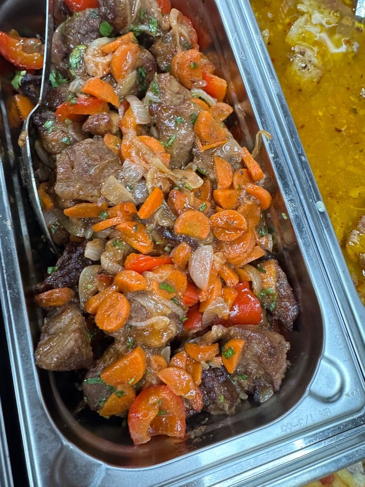 М'ясо з овочами