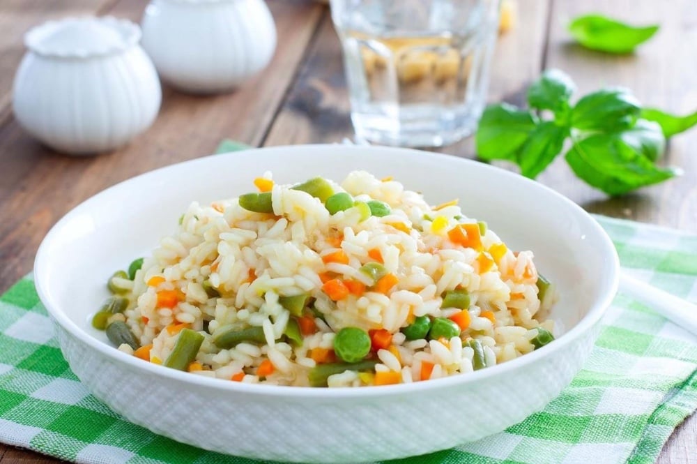 Рис з овочами (перець,гриби,морква)