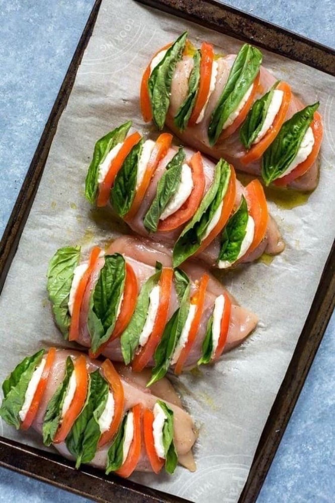 Куряче філе з моцарелою