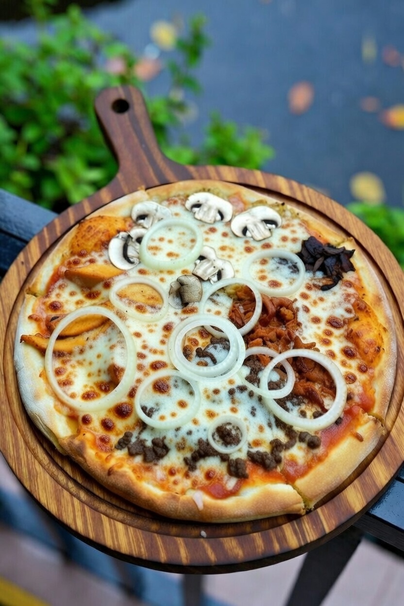 Піца 3 види мʼяса