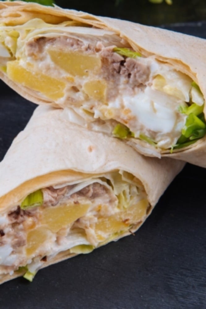 Шаурма свинина з ананасом