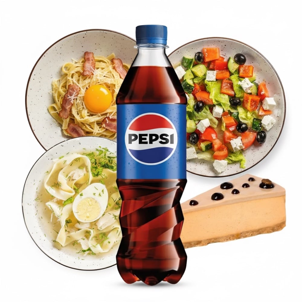 Комбо Обід (знижка + Pepsi Безкоштовно)