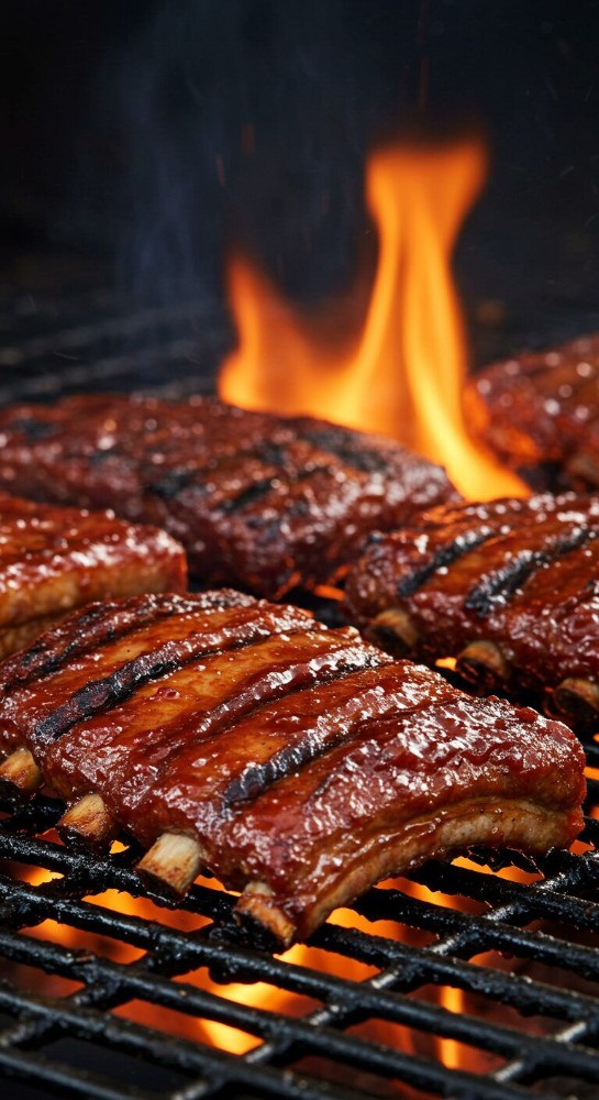 Свинячі ребра BBQ (200гр.)