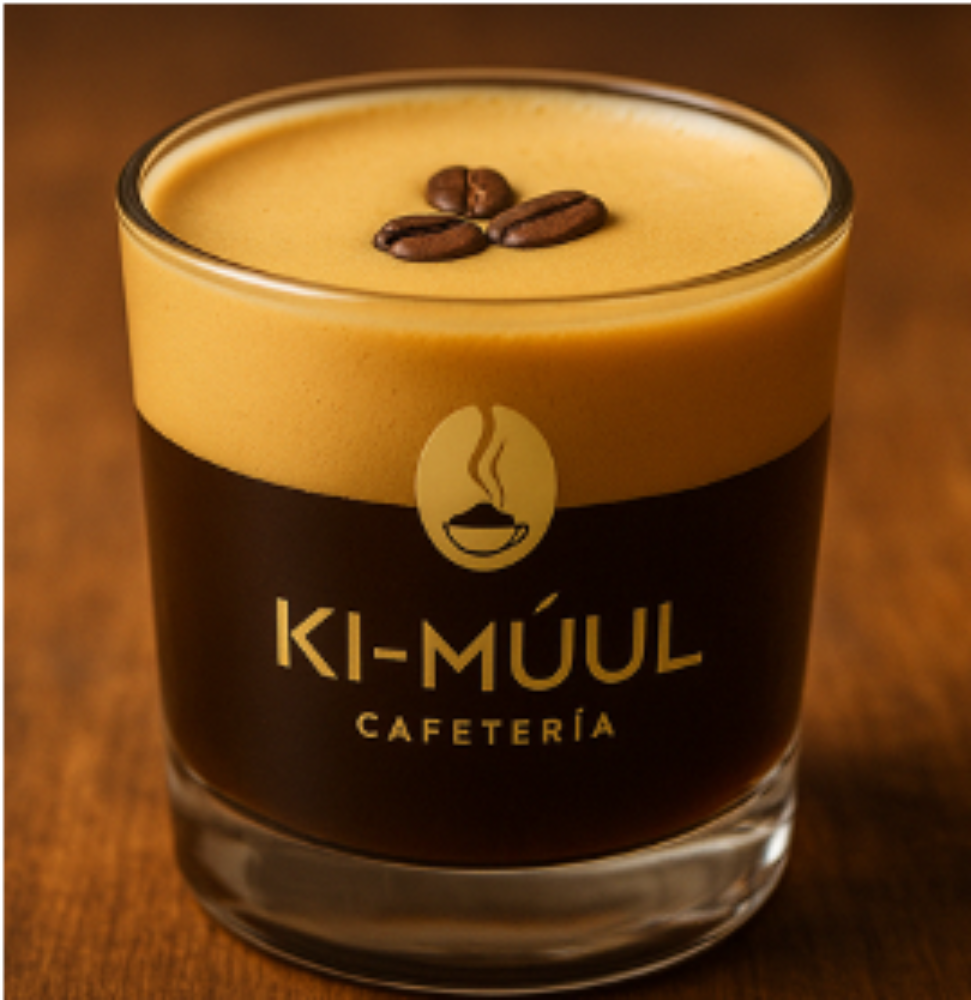 Cafe Carajillo dorado