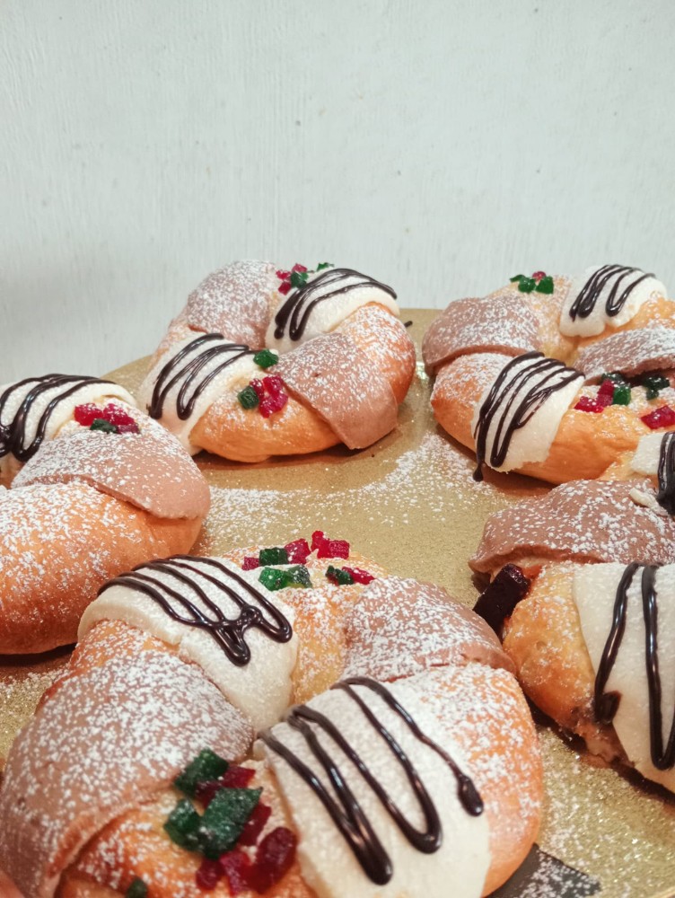 Mini rosca de reyes