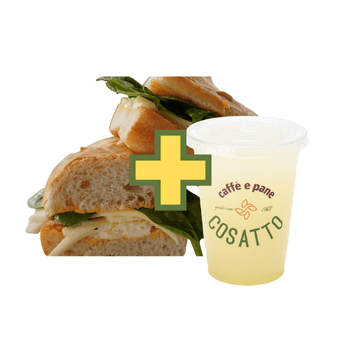 Baguette 3 Quesos + Limonada Natural