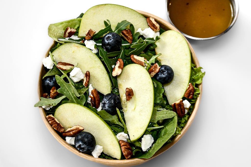 Ensalada de Manzana, Nueces y Queso de Cabra