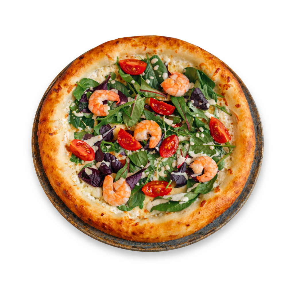 Піца Цезар з креветкою