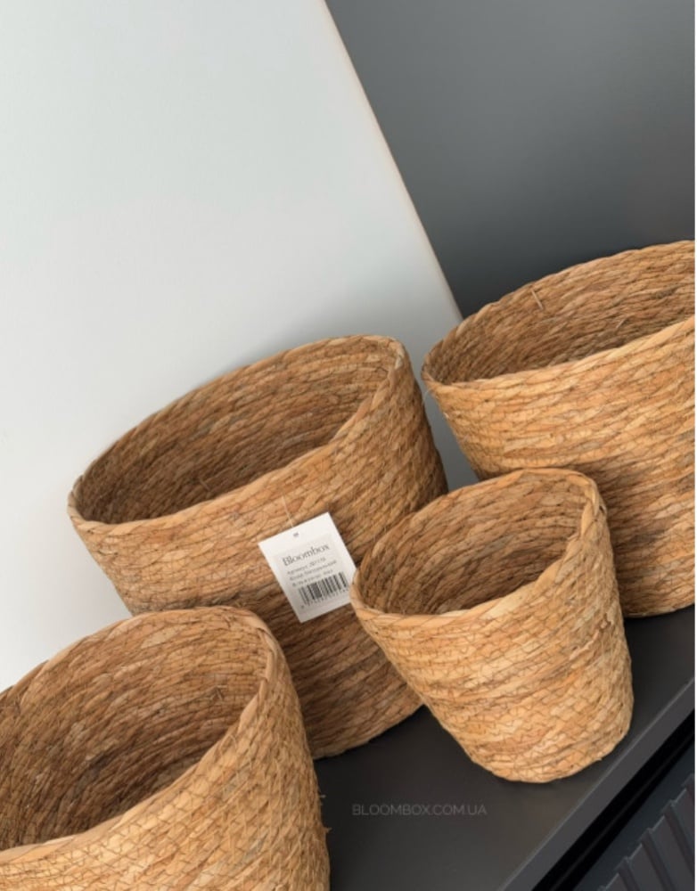 Плетене кашпо