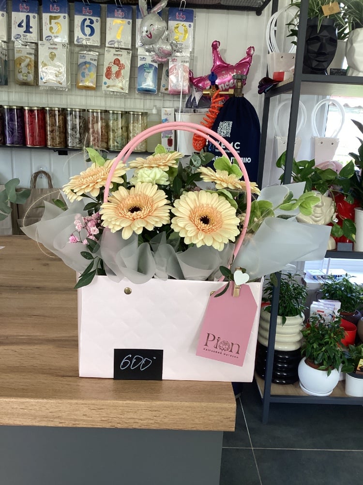 Сумка велика з квітами