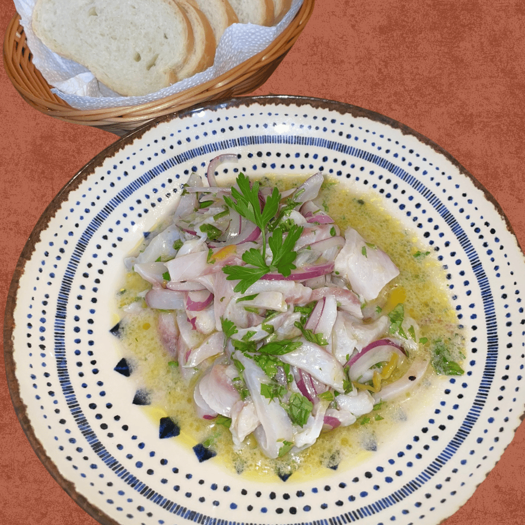 Ceviche de Peixe Branco