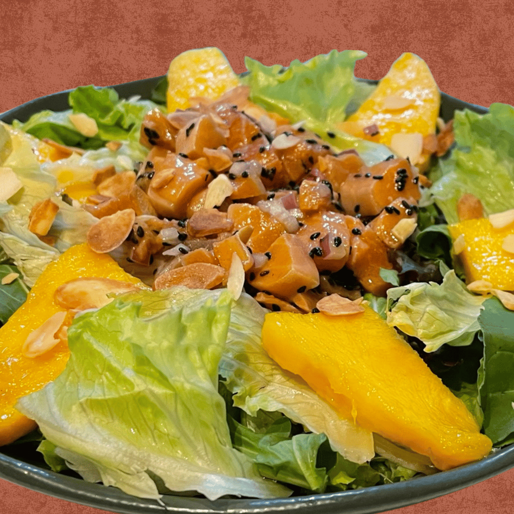 Salada de Salmão Marinado