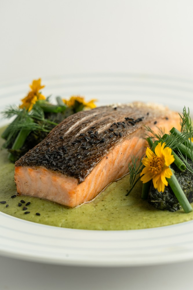 Bistecca di Salmone Cremosa