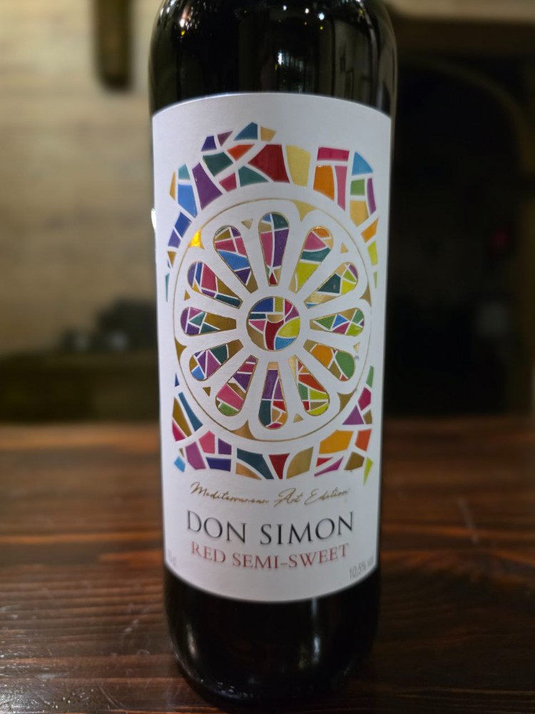 Вино Don Simon Red Semisweet напівсолодке черв Іспанія 