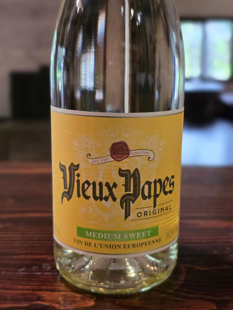 Вино "Vieux Papes" біле сухе
