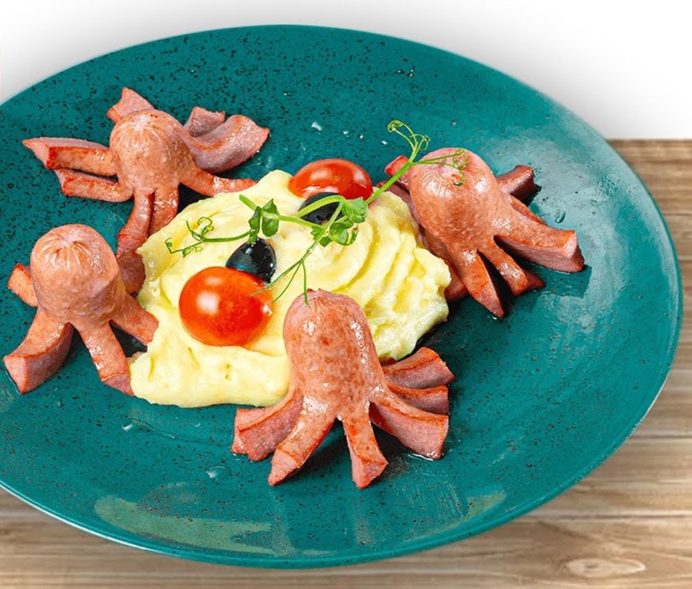 Восьминіжки з пюре