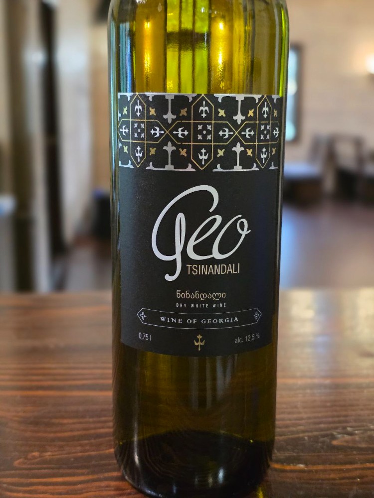 Вино Geo Tsinandali сухе біле Грузія