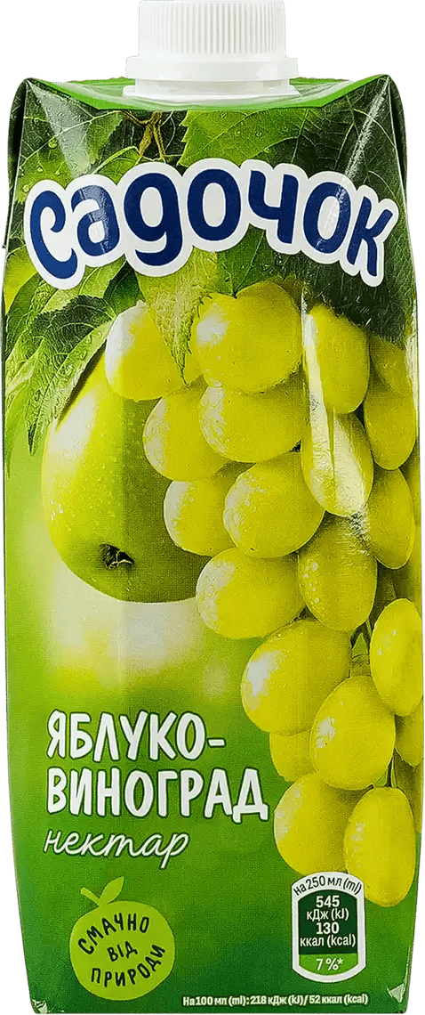 Сік садочок яблучно виноград 0.5