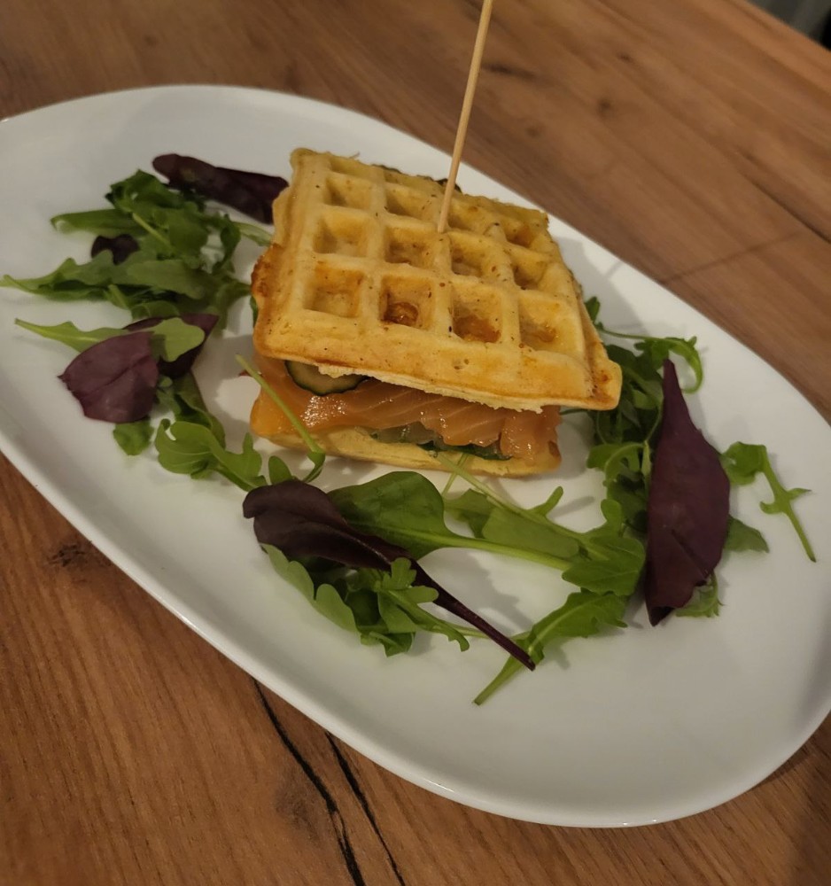 Бургер Тік Ток з лососем