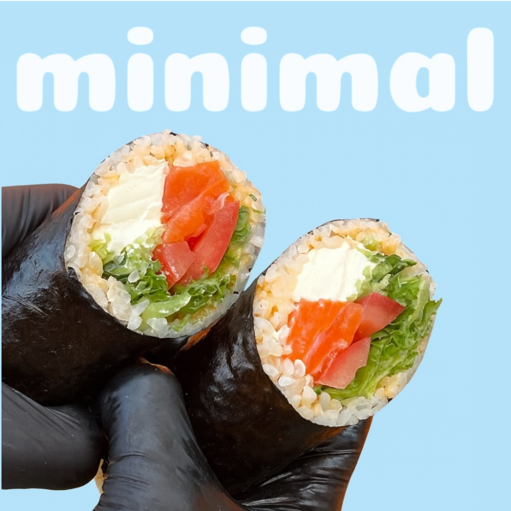 Суші шаурма з лососем