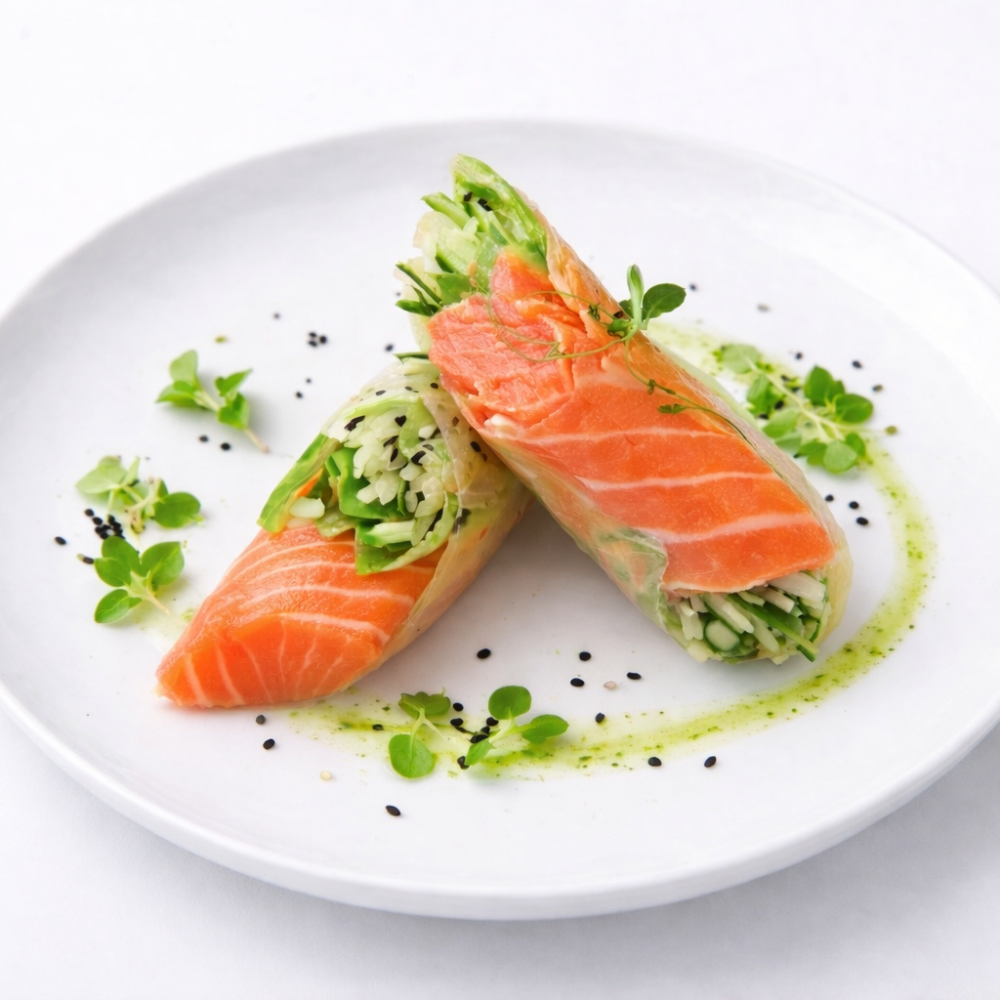 Спрінг рол лосось