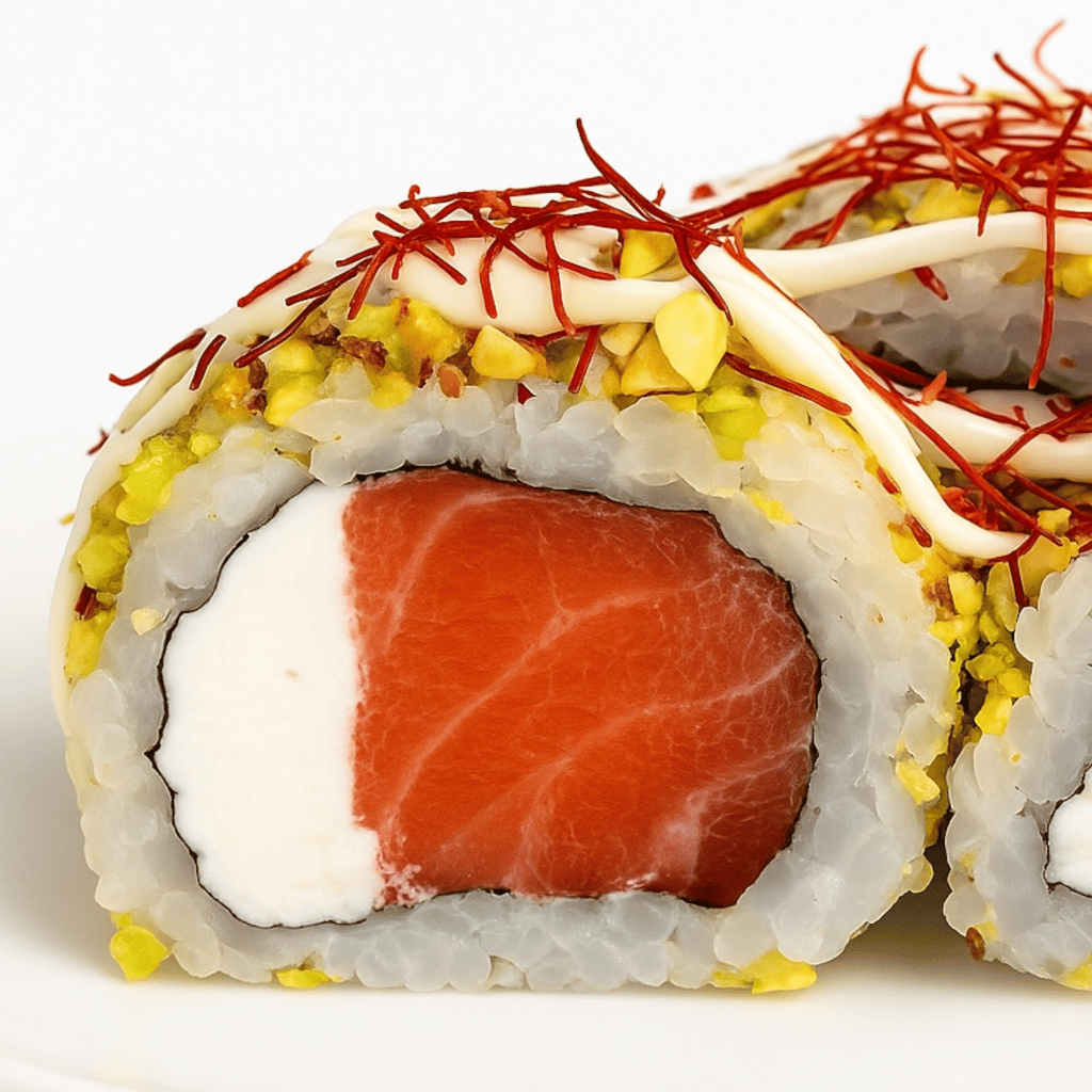 Вершковий лосось з фісташкою