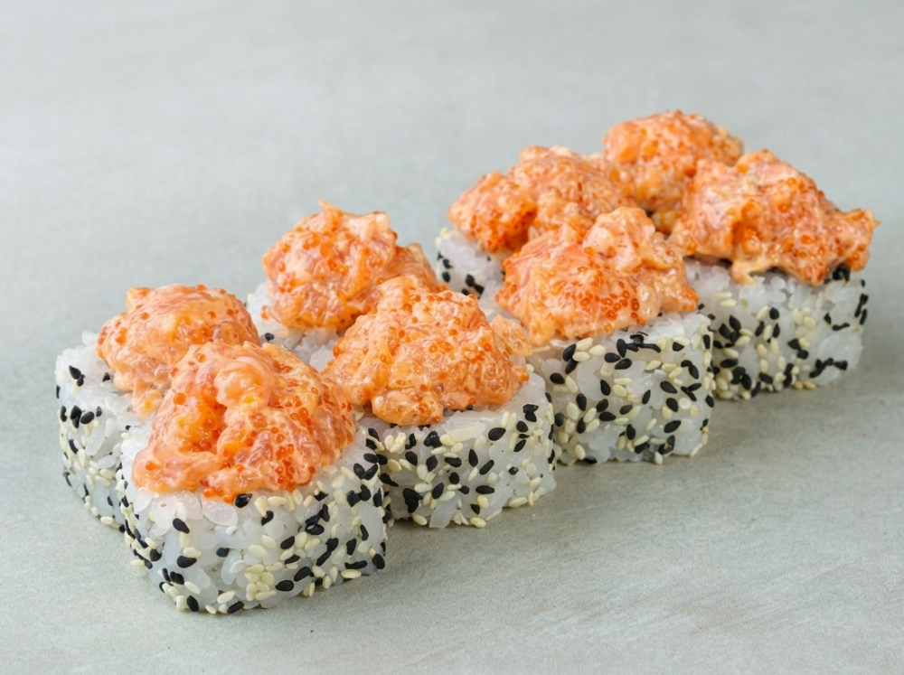 Фелікс рол з копченим лососем спайсі