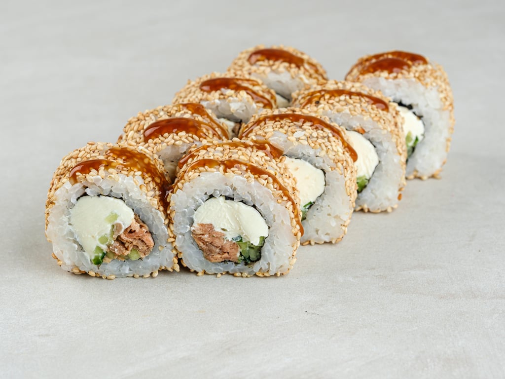 Філадельфія зі смаженим лососем