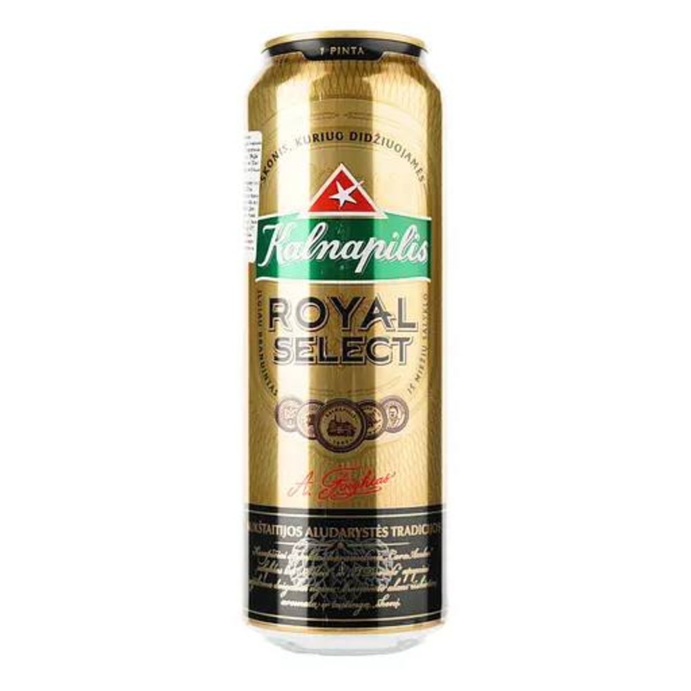 Пиво Kalnapilis Royal SeLect 0.568 ж\б