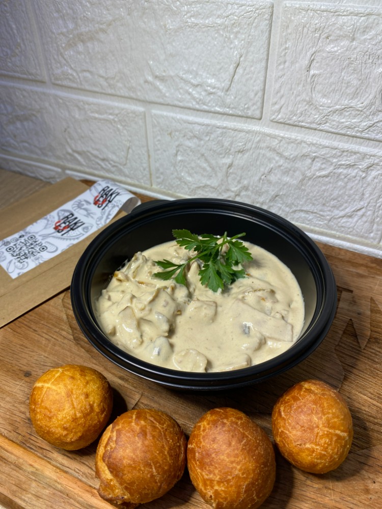 Вершкові рапани з печерицями ( 240 г)