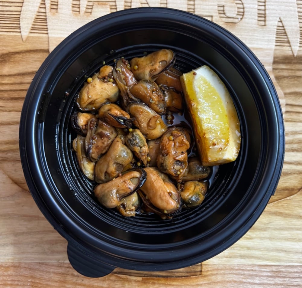 Мідії мариновані в медовому соусі (230г)