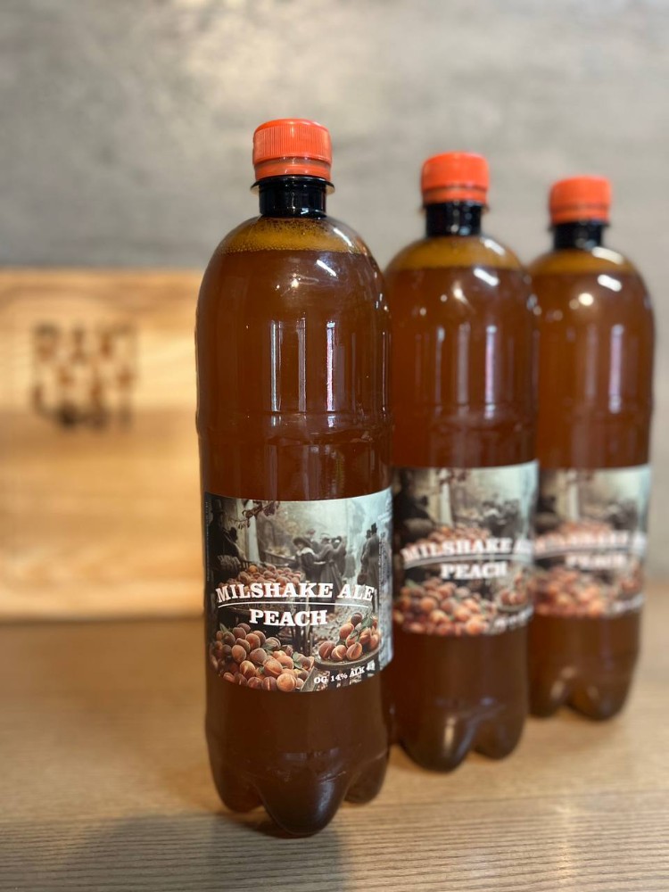 пиво "Реасh milkshake ale" 1 л