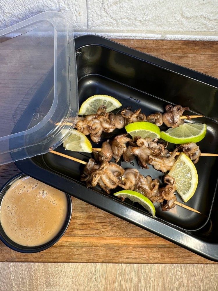 Шашлички із восьминогів бейбі від Шефа (3шт)