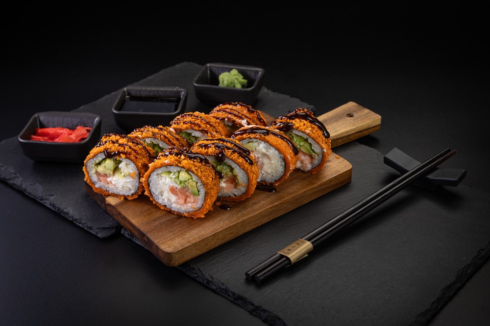 Темпура з лососем