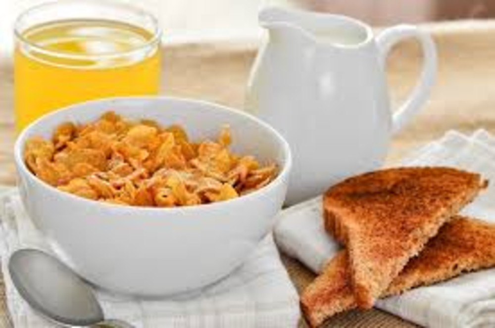Option 4 - Goodmorning Sunshine (Cornflakes, Bowl of Fruit, Sugar, Milk, Toast butter, Jam)