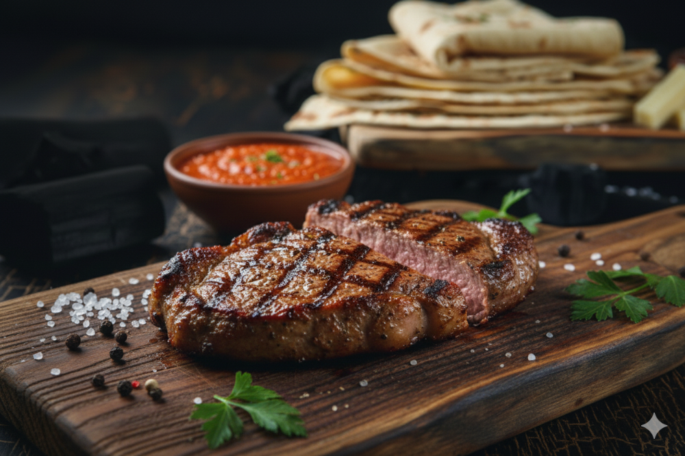 Стейк свинний