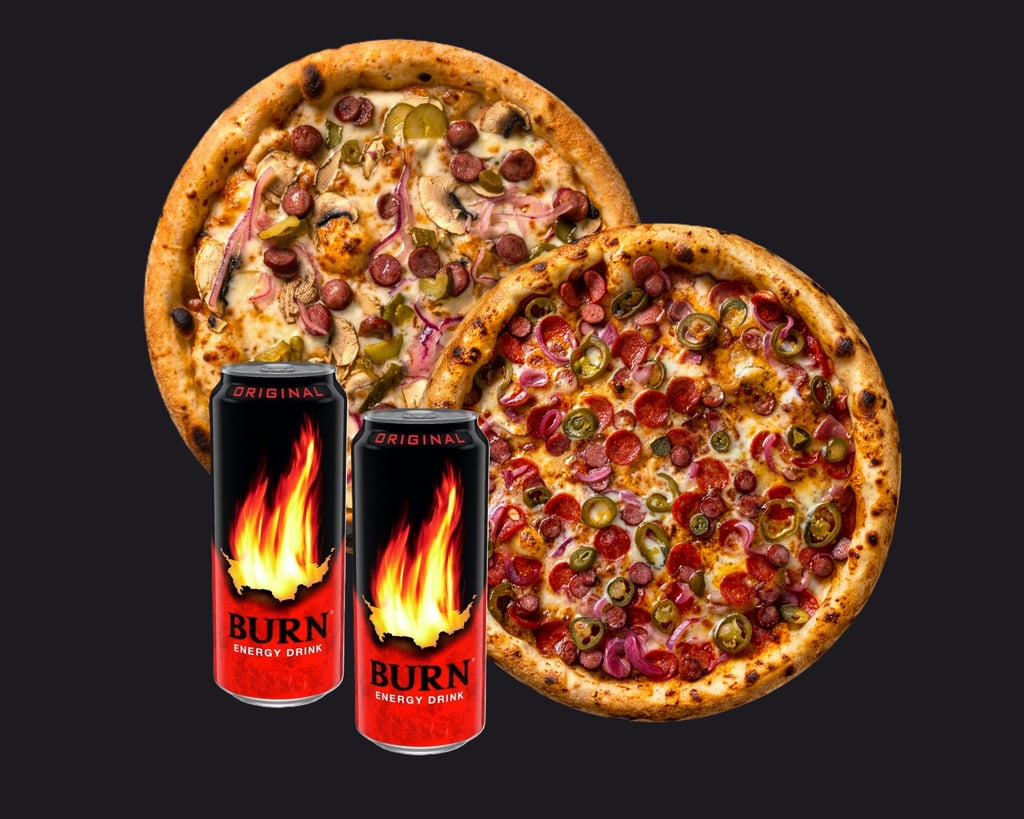 КОМБО Брутальна пара (Мисливська, ЧиліБум) по 30см + 2 Burn