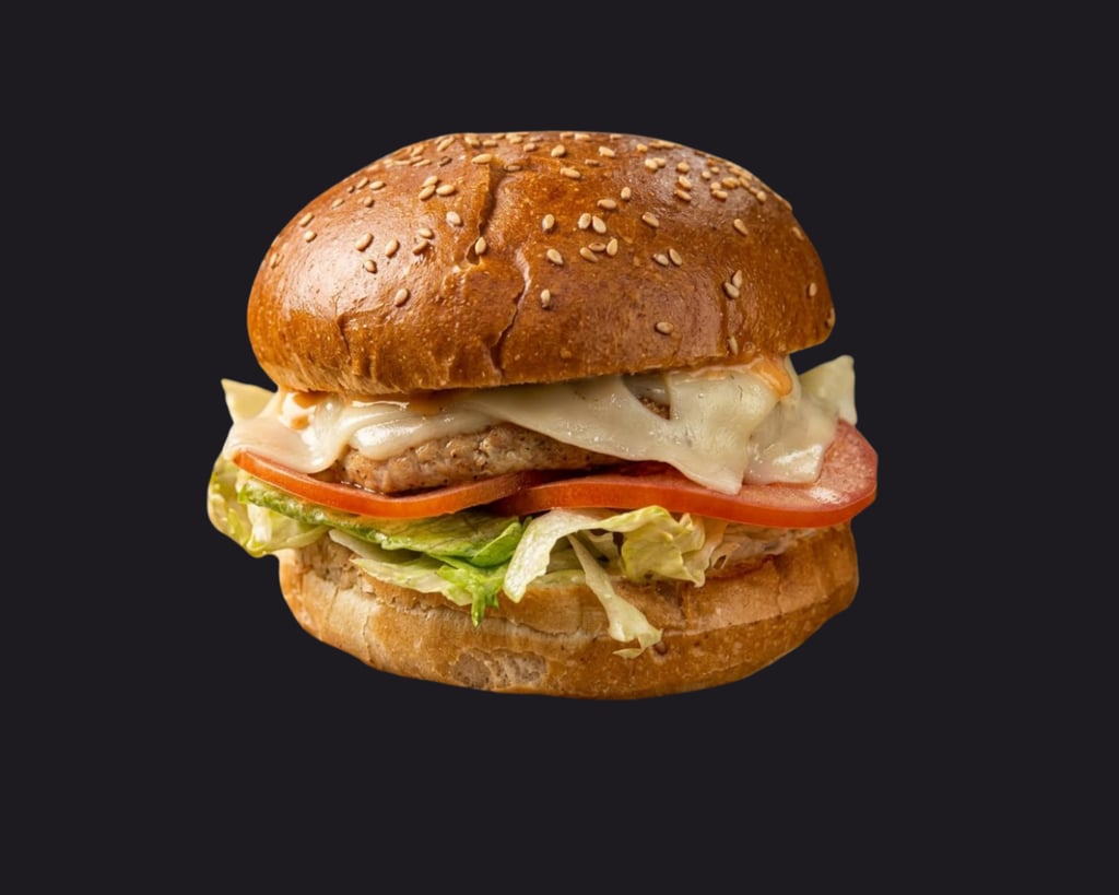 Чікен Чізбургер з часниковим соусом