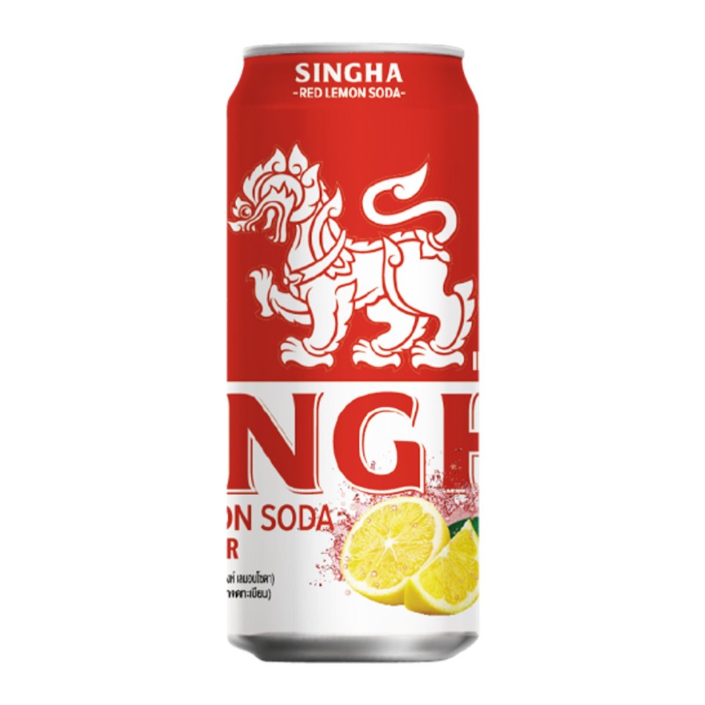 Singha Red Lemon Soda