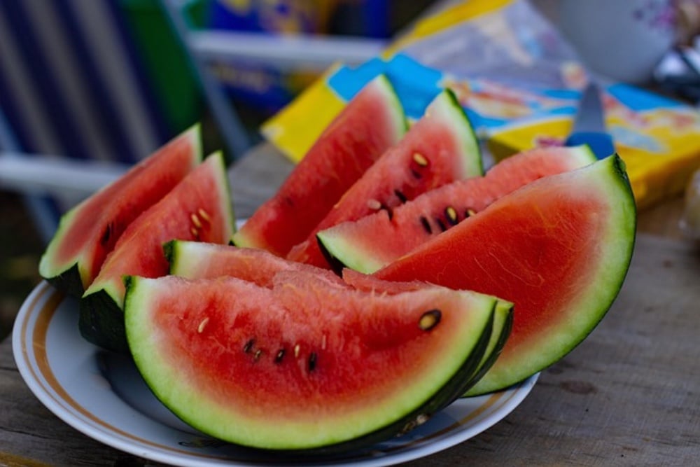 Watermelon slices