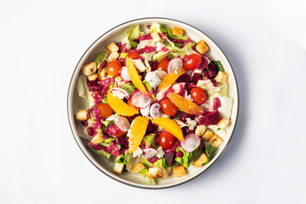 EXOTIC Salad (beetroot and gorgonzola)