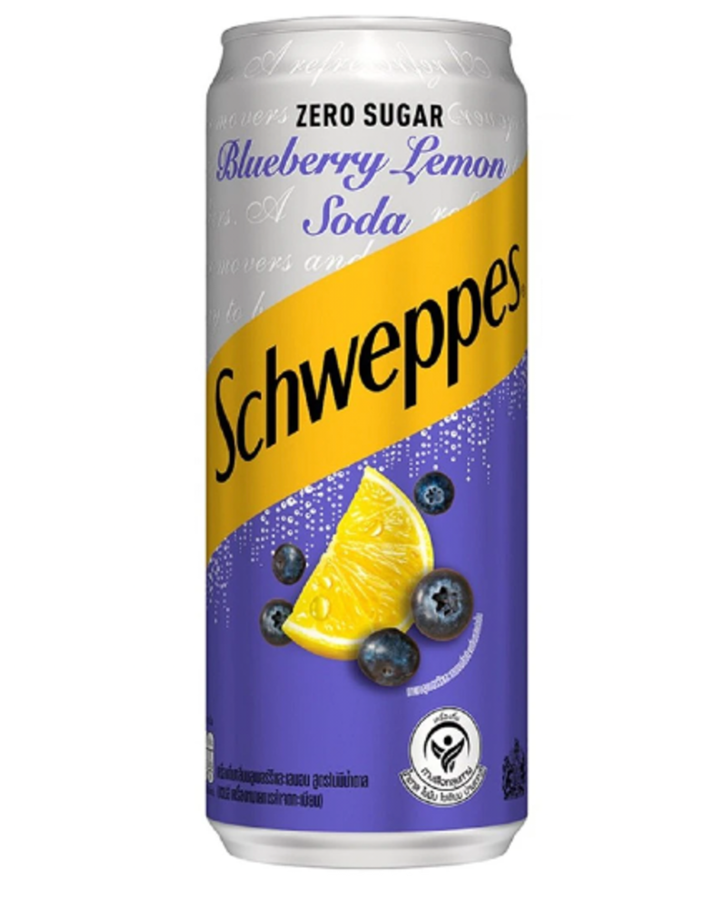 Schweppes Blueberry Lemon Soda