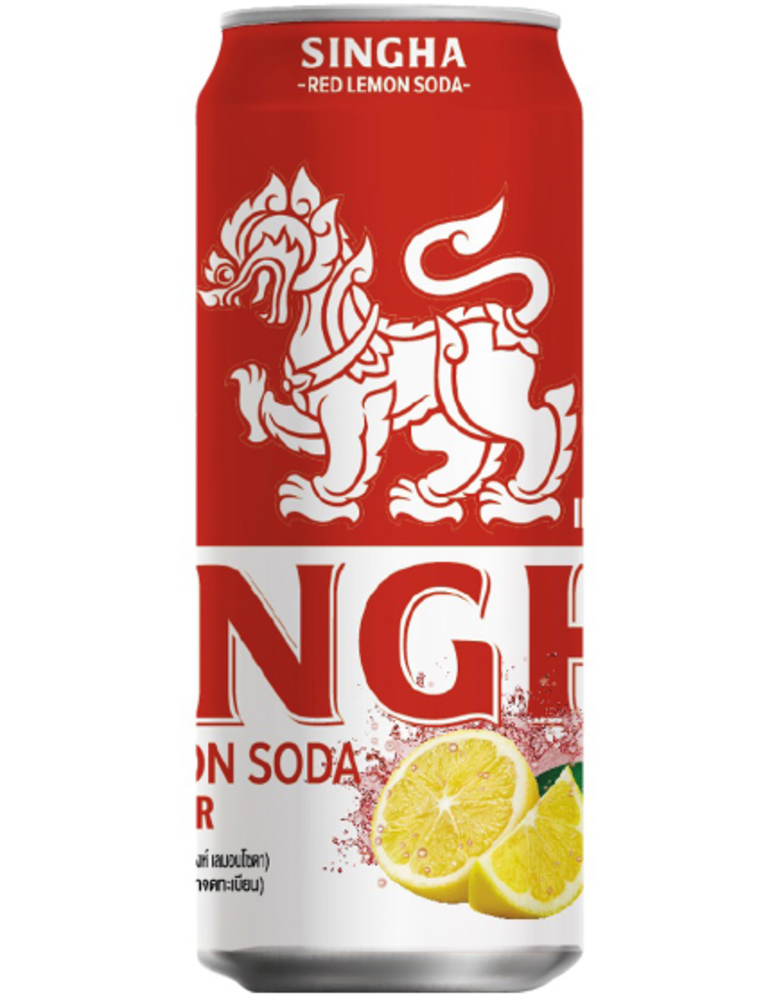 Singha Red Lemon Soda