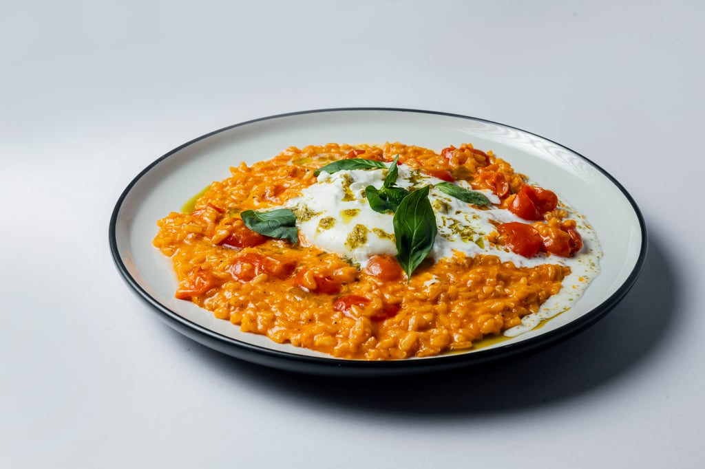 RİSOTTO AL POMODORO E BURRATA